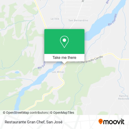 Mapa de Restaurante Gran Chef