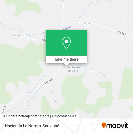 Mapa de Hacienda La Norma