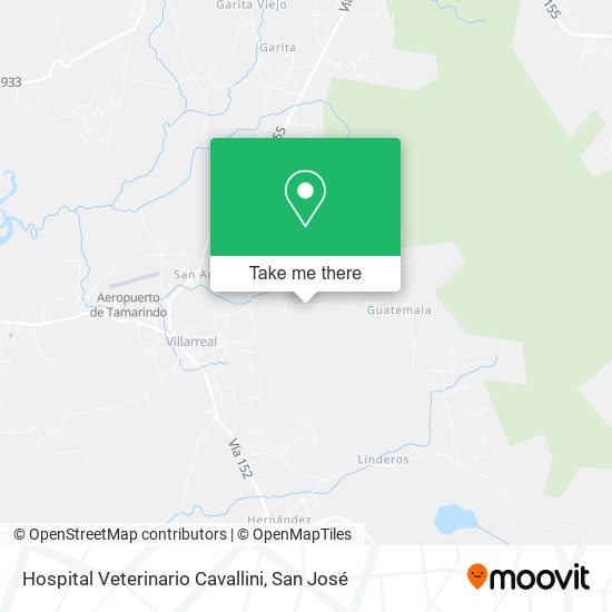 Hospital Veterinario Cavallini map