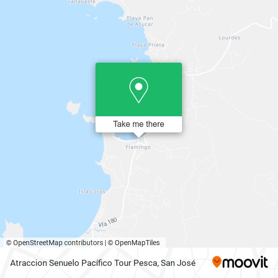 Atraccion Senuelo Pacífico Tour Pesca map