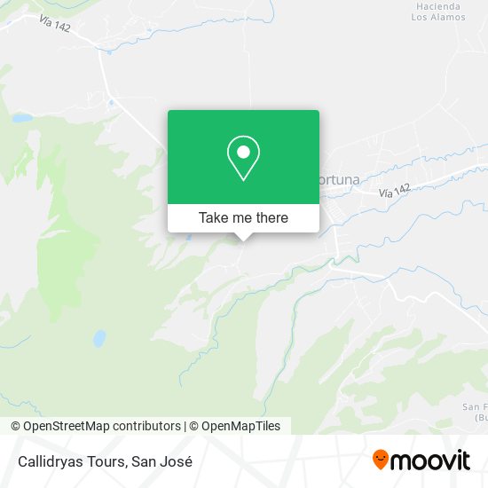 Callidryas Tours map