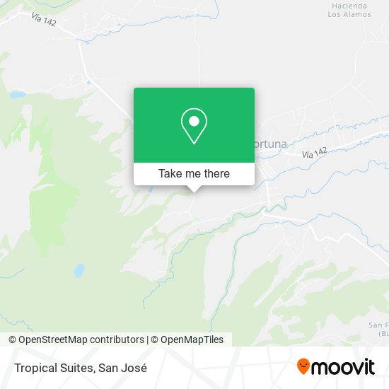 Mapa de Tropical Suites