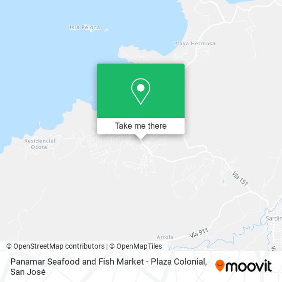 Panamar Seafood and Fish Market - Plaza Colonial map