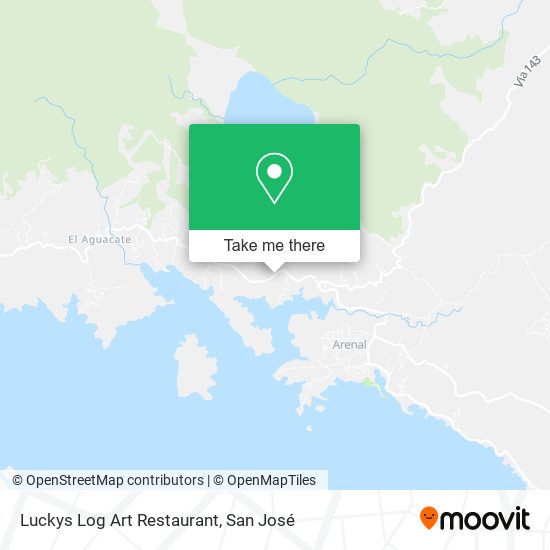 Luckys Log Art Restaurant map