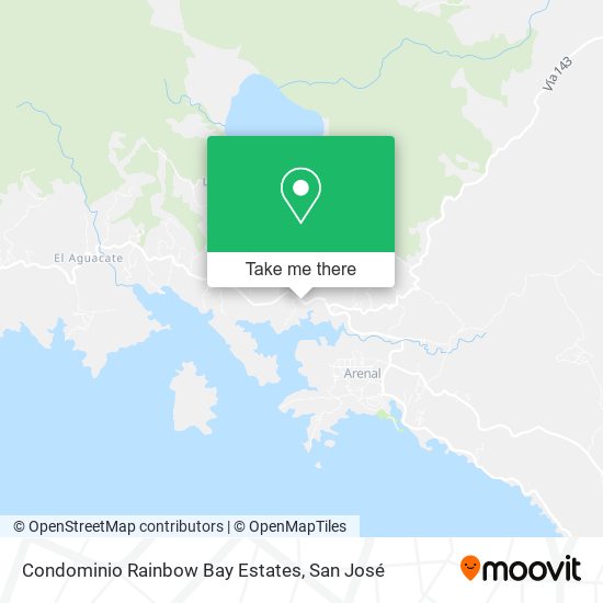 Mapa de Condominio Rainbow Bay Estates