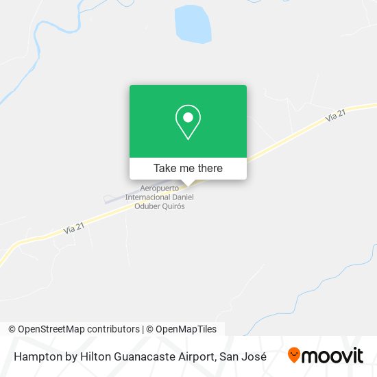 Hampton by Hilton Guanacaste Airport map