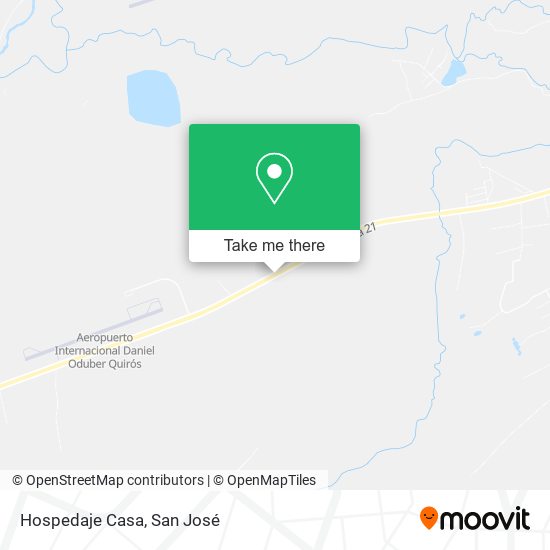 Mapa de Hospedaje Casa