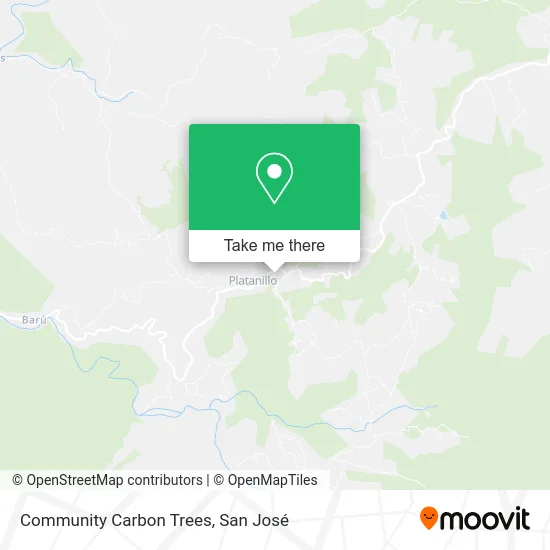 Community Carbon Trees map
