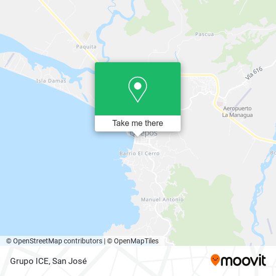 Mapa de Grupo ICE