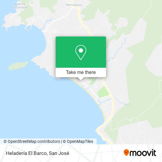 Heladería El Barco map