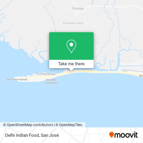 Delhi Indian Food map