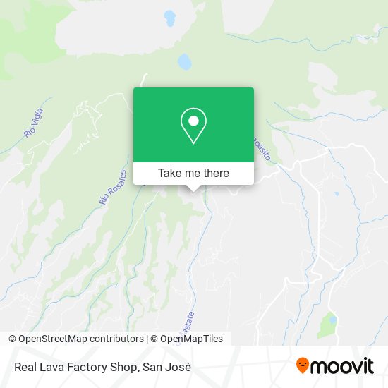 Real Lava Factory Shop map