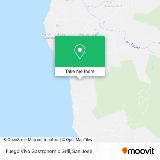 Fuego Vivo Gastronomic Grill map