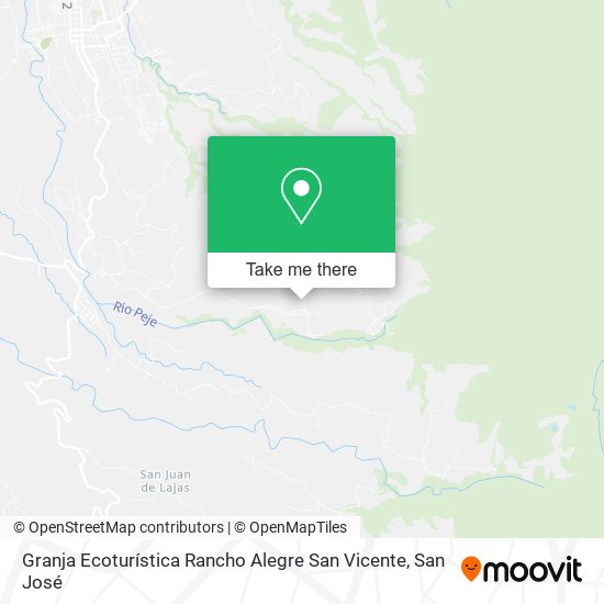 Mapa de Granja Ecoturística Rancho Alegre San Vicente