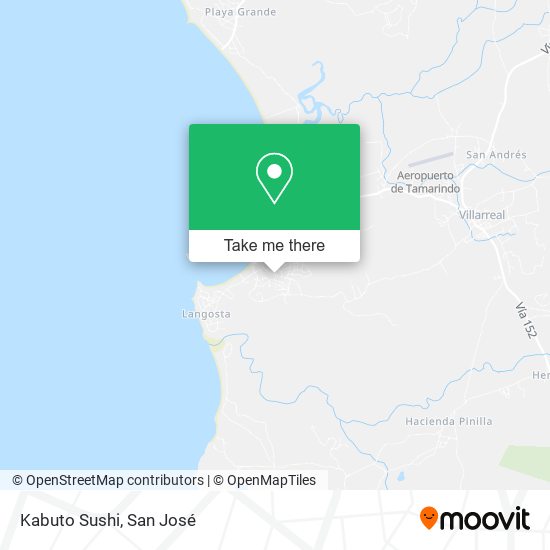 Mapa de Kabuto Sushi