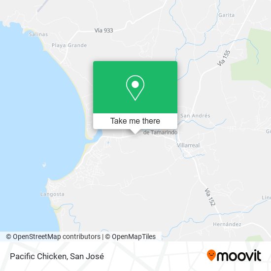 Mapa de Pacific Chicken