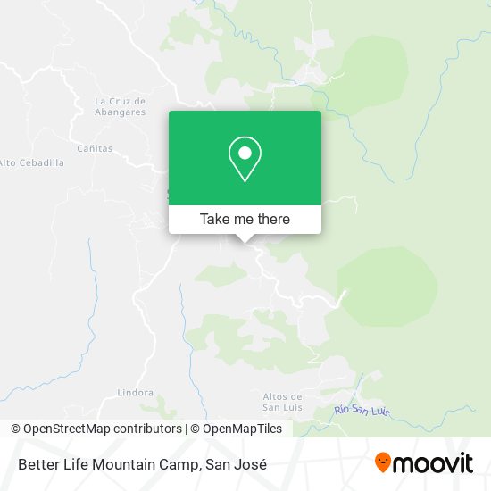 Mapa de Better Life Mountain Camp