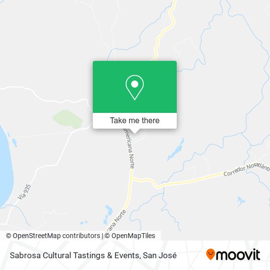 Sabrosa Cultural Tastings & Events map