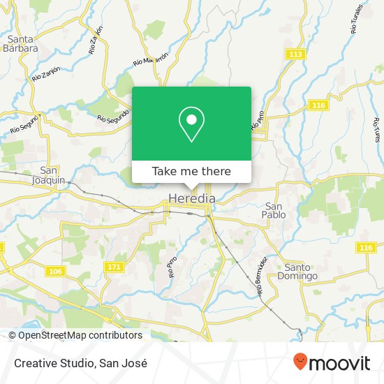 Creative Studio map