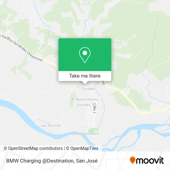 BMW Charging @Destination map