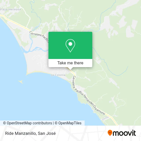 Ride Manzanillo map