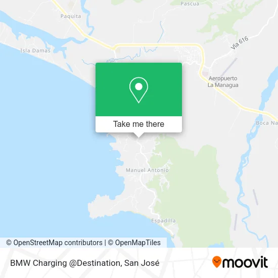 BMW Charging @Destination map