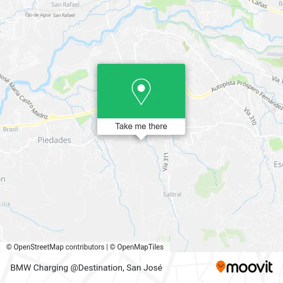 BMW Charging @Destination map