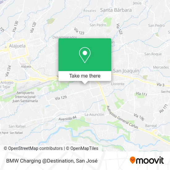 BMW Charging @Destination map