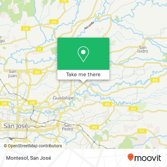 Montesol map