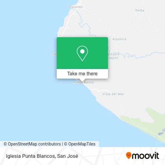 Mapa de Iglesia Punta Blancos
