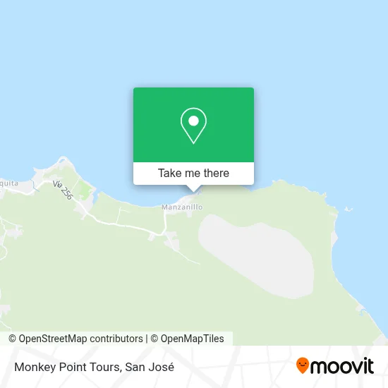 Monkey Point Tours map
