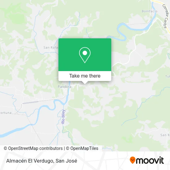 Mapa de Almacén El Verdugo