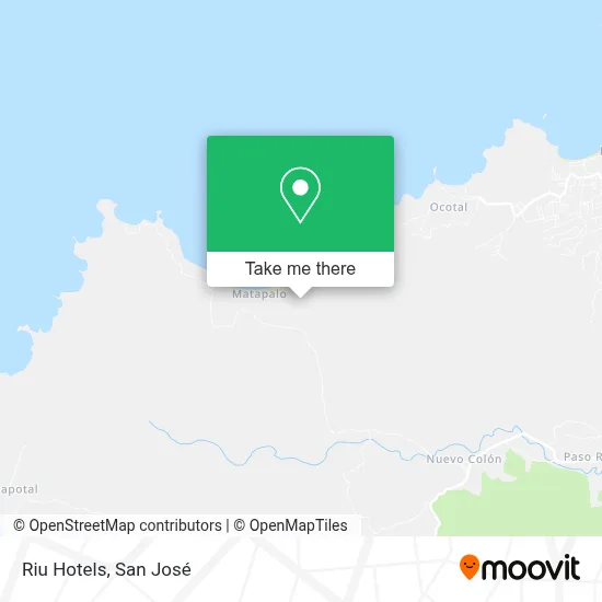 Riu Hotels map