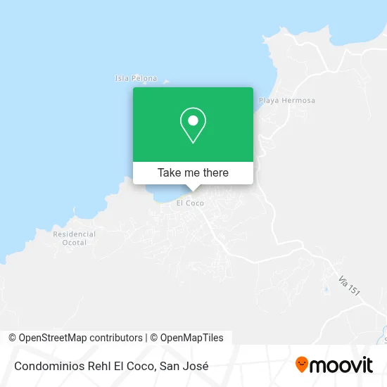 Condominios Rehl El Coco map