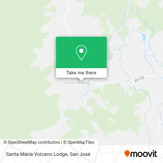 Santa Maria Volcano Lodge map