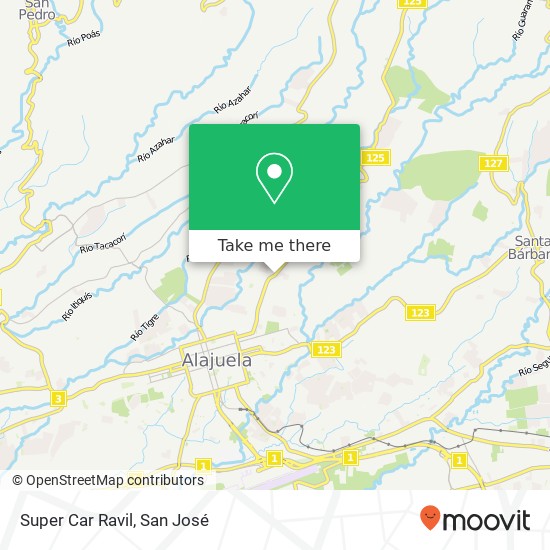 Super Car Ravil map