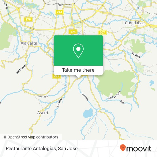 Restaurante Antalogias map