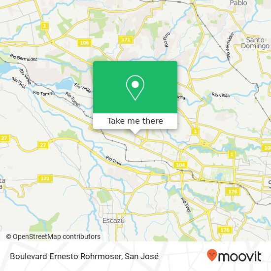 Boulevard Ernesto Rohrmoser map