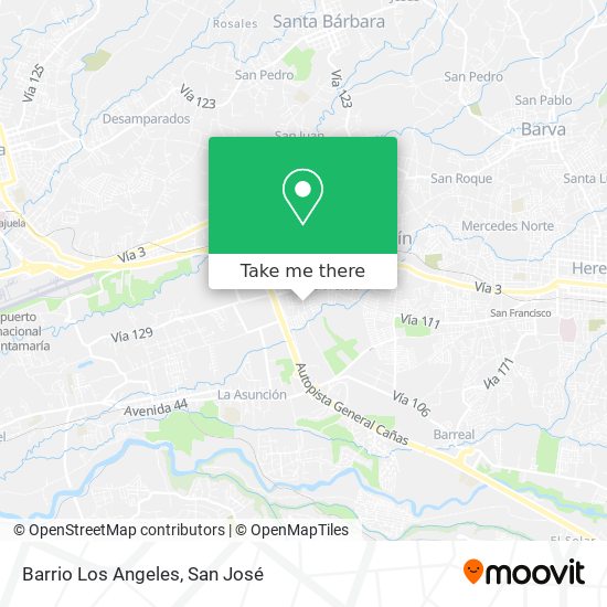 Barrio Los Angeles map