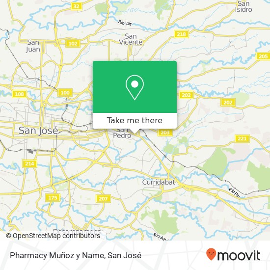 Pharmacy Muñoz y Name map