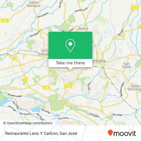 Restaurante Leno Y Carbon map