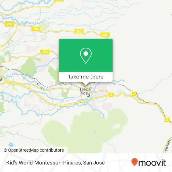 Kid's World-Montessori-Pinares map