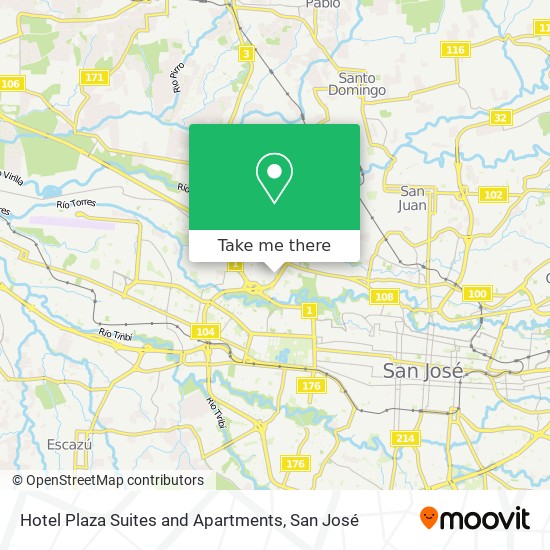 Hotel Plaza Suites and Apartments map