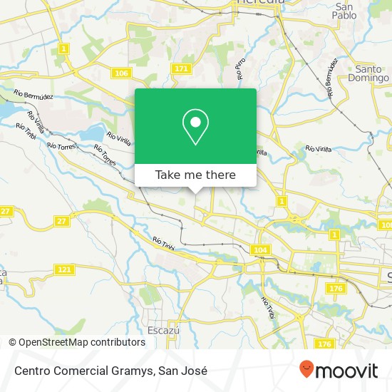 Centro Comercial Gramys map