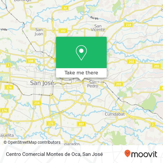 Centro Comercial Montes de Oca map