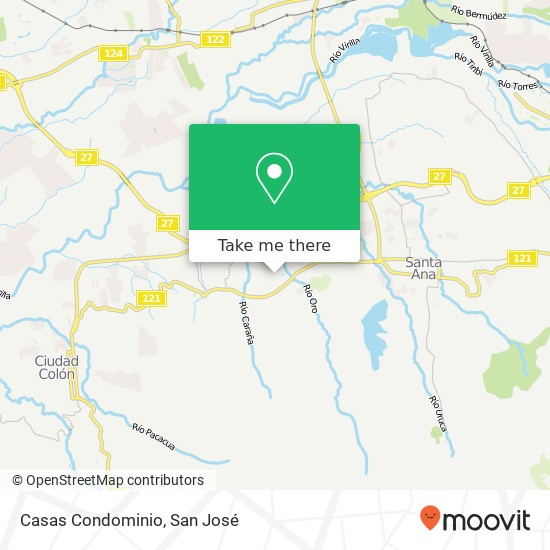 Casas Condominio map