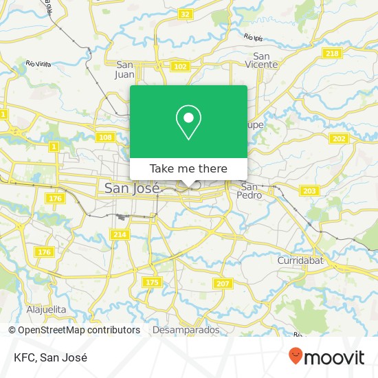 KFC map
