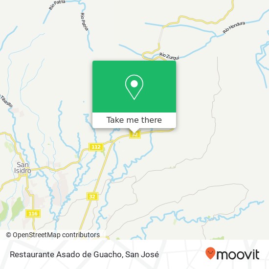 Restaurante Asado de Guacho map