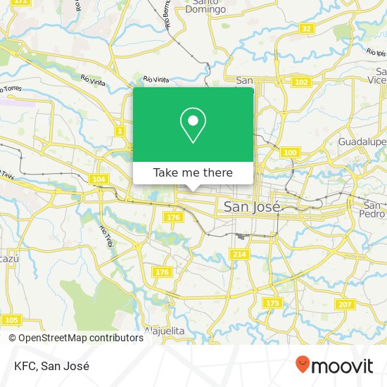 KFC map