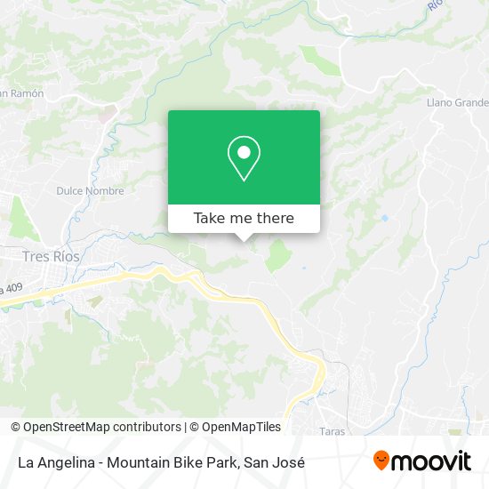 La Angelina - Mountain Bike Park map